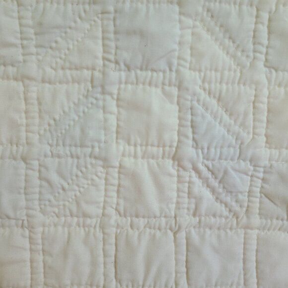 Christmas Mini Quilt Wall Hanging Table Topper Gift Bow and Trees Handmade VTG - Picture 9 of 10